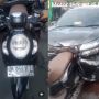 Heboh Mobil Avanza 'Tertancap' Buntut Motor Scoopy, Warganet: Mobil Apa Roti, Empuk Banget