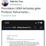 Ramai Penolakan UGM Terhadap Gelar Profesor Kehormatan, Begini Keterangan Kampus