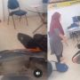 Emak-emak Ngamuk di Kantor Kredit Motor, Warganet: Kejamnya Riba!