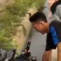 Geber-geber Motor di Depan Cewek, Cowok Ini Malah Nyemplung ke Sawah