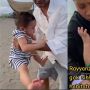 Gemasnya Rayyanza Cipung Saat Menangis Saat Main di Pantai, Ini Lho Alasannya Bayi Takut Injak Pasir