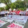 Banyak Fasilitas Dikurangi, Relawan dan Karyawan Gelar Aksi Demo, Tuntut Ketua PMI Kota Semarang Mundur