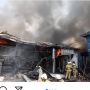 Gudang Beras di Pasar Induk Cipinang Terbakar, Kerugian Ditaksir Mencapai Rp1,5 Miliar