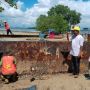 Ponton Pelabuhan Benan di Lingga yang Keropos Mulai Diperbaiki