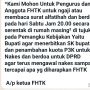 Beredar Imbauan FHTK Jember, Ajak Anggota Kirim Alfatihah Buat Bupati Hendy