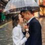 Mengintip Prewedding Gritte Agatha-Arif Hidayat, Romantis di Bawah Rintik Hujan di Edinburgh