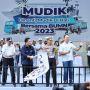 Menteri BUMN Bersama Menteri Perhubungan Lepas Ribuan Pemudik dari GBK