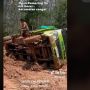Truk Terguling Karena Jalan Rusak Berlumpur Viral, Janji Politik Bupati OKI Dikecam