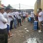 Komunitas Sopir Truk Beri Bantuan Alat Las dan Steam ke Sopir Truk di Tangerang