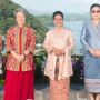 Anggunnya Iriana Jokowi Saat Ajak Pendamping Pemimpin ASEAN Nikmati Waktu di Labuan Bajo, Kenakan Kebaya Pink