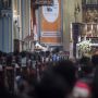 Umat Katolik Mengikuti Misa Kenaikan Isa Almasih di Gereja Katedral Jakarta