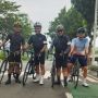 Rayakan Emas Timnas Sepakbola SEA Games, Pramono Anung dan Saleh Husin Gowes 101 Kilometer