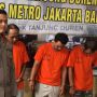 Tiga Sekawan Begal Sadis Pembacok Pengemudi Taksi Online di Tomang Tertunduk Saat Digelandang di Kantor Polisi
