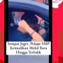 Pelajar SMP Joget-Joget Pamer Mobil Baru, Endingnya Nangis, Netizen: Dimarahin Mamak Lho!