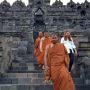 Sampai di Candi Borobudur, Para BhikkhuThudong Terharu