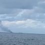 Kapal Perang KRI Teluk Hading 538 Terbakar di Perairan Bulukumba Sulawesi Selatan