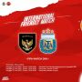 Jadwal Live Streaming Indonesia vs Argentina, Senin (19/6), Main Jam Berapa?
