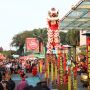 Atraksi Barongsai Hibur Pengunjung Jakarta Fair 2023