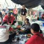 Sebelum Hadiri Peringatan Puncak BBK, Sekjen PDIP Sarapan Bareng Wartawan di Dapur Umum Baguna