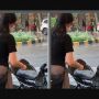 Robek Jok hingga Sayat Bodi Moge Pakai Pisau, Viral Wanita Ngamuk Gegara Utang Gak Dibayar