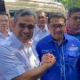 Elite Gerindra Sowan ke Markas Demokrat Siang Ini, Hinca Panjaitan Nyeletuk: Agak Bagus Ya Biru Sama Putih