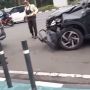 Dua Mobil Terlibat Tabrakan di Jalan Asia Afrika Senayan, Pemicunya Diduga Gegara Ulah Pesepeda