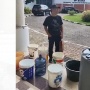Protes Mati Air, Uba Ingan Sigalingging Datangi Kantor BP Batam, Bawa Ember dan Drum: Sudah Dua Hari Saya Tak Mandi