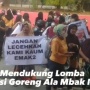 Viral Video Ratusan Emak-emak Demo dan Dukung Lomba Nasi Goreng di Kecamatan Gajahmungkur