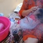 Viral Ritual Bayi 40 Hari di Madura, Dilempar dan Diletakkan di Atas Asap