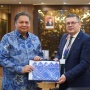 Menko Airlangga Bertemu First Vice Chairman of Parliament Ukraine, Bahas Komitmen Indonesia Jaga Perdamaian Dunia