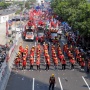 Jalur Alternatif Macet dan Rekayasa Lalin Demo Buruh di Patung Kuda Jakarta Pusat