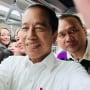 Viral Momen Apes Ari Lasso saat Jokowi dan Yuni Shara Salah Tap Masuk LRT