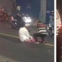 Video Viral Pria Salat di Tengah Jalan, Warganet: Mau Bertemu Tuhan Langsung