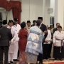 Hubungannya Disorot Pasca Koalisi Gemuk Prabowo, Jokowi dan Megawati Pamer Kemesraan saat Kukuhkan Paskibraka