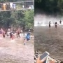 Jembatan Tiba-tiba Ambruk di Sekadau saat Ramai Warga Nonton Lomba 17-an