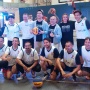 Kampanye Hidup Sehat dengan Olahraga, Tarra Budiman dan Dion Wiyoko Sampai 'Duel' di Lapangan Basket