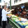 Cek Kebutuhan Pokok di Pasar Brahrang, Jokowi Temukan Harga Beras Lagi Naik
