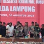 556 Pucuk Senpi Tindak Kejahatan Dimusnahkan di Polda Lampung