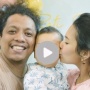 Arie Kriting dan Indah Permatasari Rayakan Ulang Tahun Pertama Baby V