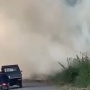 Karhutla di Ambawang Sampai ke Pinggir Jalan, Asap Resahkan Pengendara