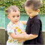 Baru Pertama Ketemu, Rayyanza Langsung Cubit Tangan Athar Anak Citra Kirana