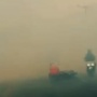 Pengendara Motor Kecelakaan Akibat Jarak Pandang Tertutup Kabut Asap di Jalintim