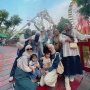 9 Potret Geng Butterfly Liburan di Dufan, Seru-seruan Naik Wahana Ekstrim