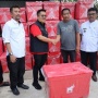 Bantu Warga Sanga-sanga, Pemkab Kukar Beri Tandon dan Cool Box untuk Atasi Masalah Air Bersih