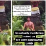 Heboh Bule Meditasi Telanjang di Pura Bali, Ngaku Sudah Beli Tanah dari Petani yang Gagal Bayar Utang