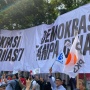 Anies-Cak Imin Daftar KPU, Ada Spanduk 'Demokrasi Tanpa Dinasti' di Depan Rumah Relawan Prabowo, Siapa yang Pasang?