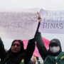 Tolak Politik Dinasti Pasca Putusan MK, Ratusan Mahasiswa Aksi di Patung Kuda