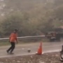 Momen Bahagia Relawan Karhutla Gunung Lawu Menyambut Hujan Terekam Kamera