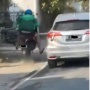 Salip Mobil Lewat Trotoar, Bule di Bali Ini 'Standing' dan Nyungsep