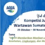 AQUA Gelar Kompetisi Jurnalistik untuk Wartawan Sumatera Barat, Ini Syarat dan Temanya